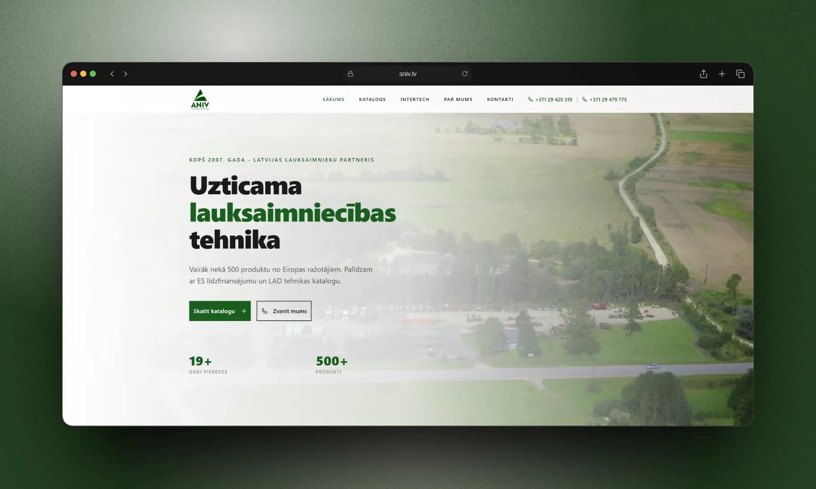 ANIV mājas lapa