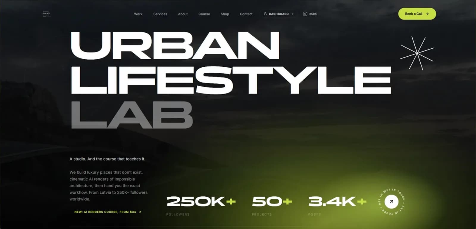 Urban Lifestyle Lab website