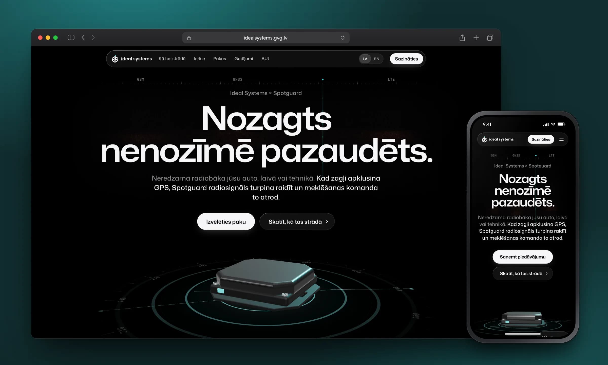 Ideal Systems website